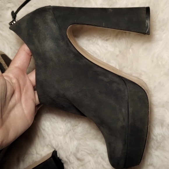 Miu Miu grey suede booties - Picture 12 of 14